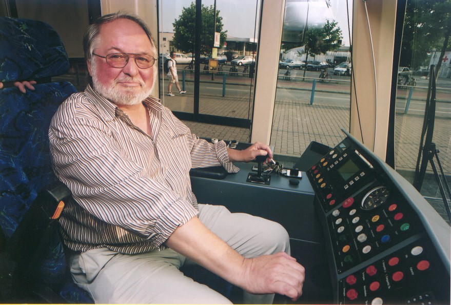 Ulf-Udo Hohl als Straßenbahnfahrer